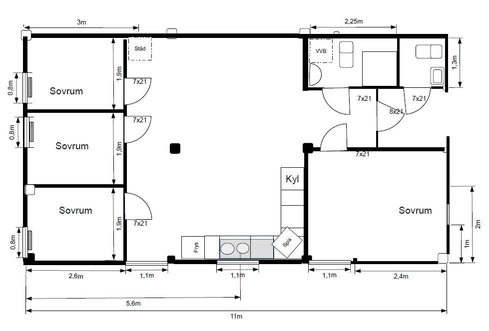 Appartement Oevre Jaeder 1 - Joenaker Extérieur photo